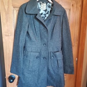 Great Gray Wool Coat